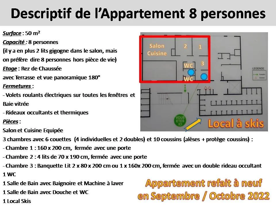 Appartement 8-10 Personnes Superdevoluy Hautes Alpes Rez De Chaussee Vue Panoramique 3 Chambres Saint-Étienne-en-Dévoluy France